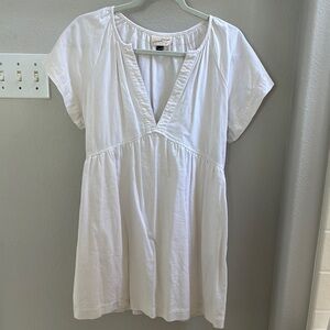 Universal Thread White Short Sleeve Dress